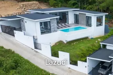 New and Modern Seaview 4-Beds Pool Villa for Sale in Bophut Hills