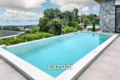 New and Modern Seaview 4-Beds Pool Villa for Sale in Bophut Hills