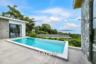 New and Modern Seaview 4-Beds Pool Villa for Sale in Bophut Hills