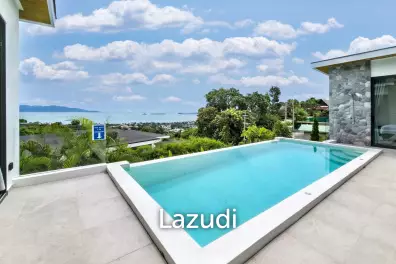 New and Modern Seaview 4-Beds Pool Villa for Sale in Bophut Hills