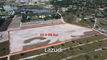 ที่ดินขนาดใหญ่เหมาะลงทุนและพัฒนา 23-3-09 ไร่ วิวภูเขาในตำบลทับใต้ หัวหิน