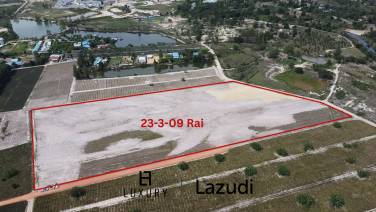 Prime Investment Land 23-3-09 Rai Land in Thap Tai Hua Hin Prime Investment Land 23-3-09 Rai Land in Thap Tai Hua Hin