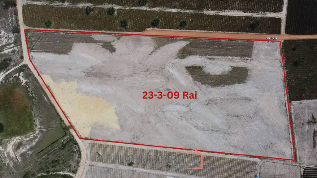 Prime Investment Land 23-3-09 Rai Land in Thap Tai Hua Hin