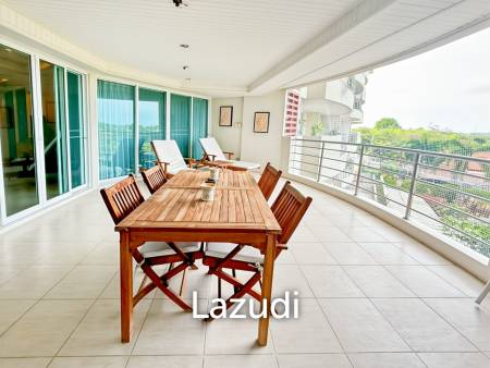 คอนโด 3 ห้องนอนสไตล์รีสอร์ทใน SeaRidge หัวหิน วิวภูเขาและทะเล