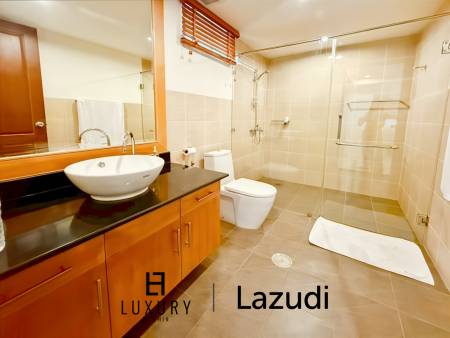 คอนโด 3 ห้องนอนสไตล์รีสอร์ทใน SeaRidge หัวหิน วิวภูเขาและทะเล