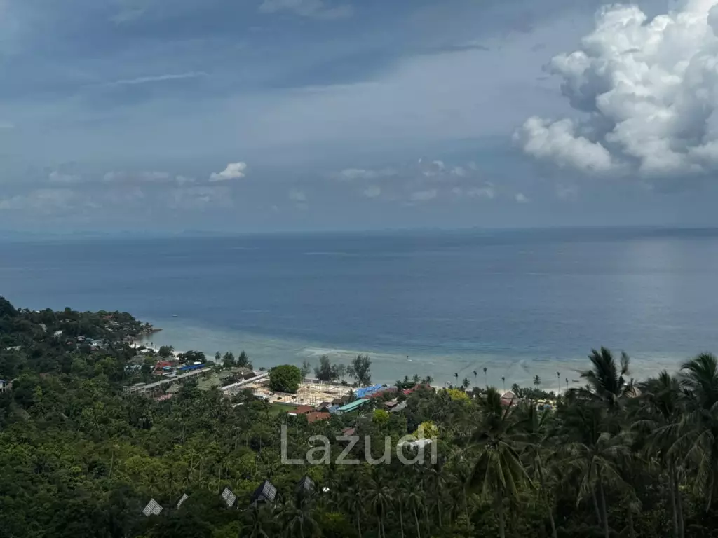 1,600 sqm Land with Panoramic Sea View – Haad Yao, West Coast, Koh Phangan