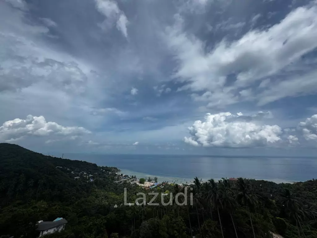 1,600 sqm Land with Panoramic Sea View – Haad Yao, West Coast, Koh Phangan