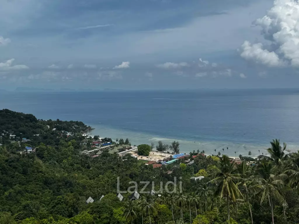 1,600 sqm Land with Panoramic Sea View – Haad Yao, West Coast, Koh Phangan