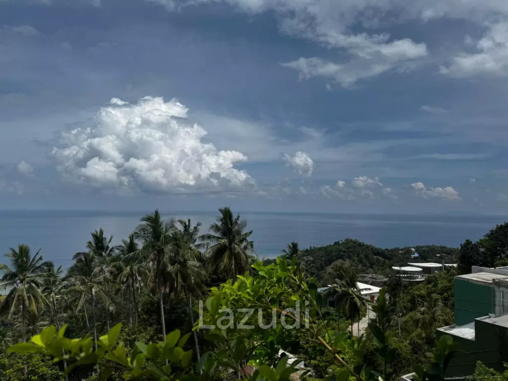 1,600 sqm Land with Panoramic Sea View – Haad Yao, West Coast, Koh Phangan