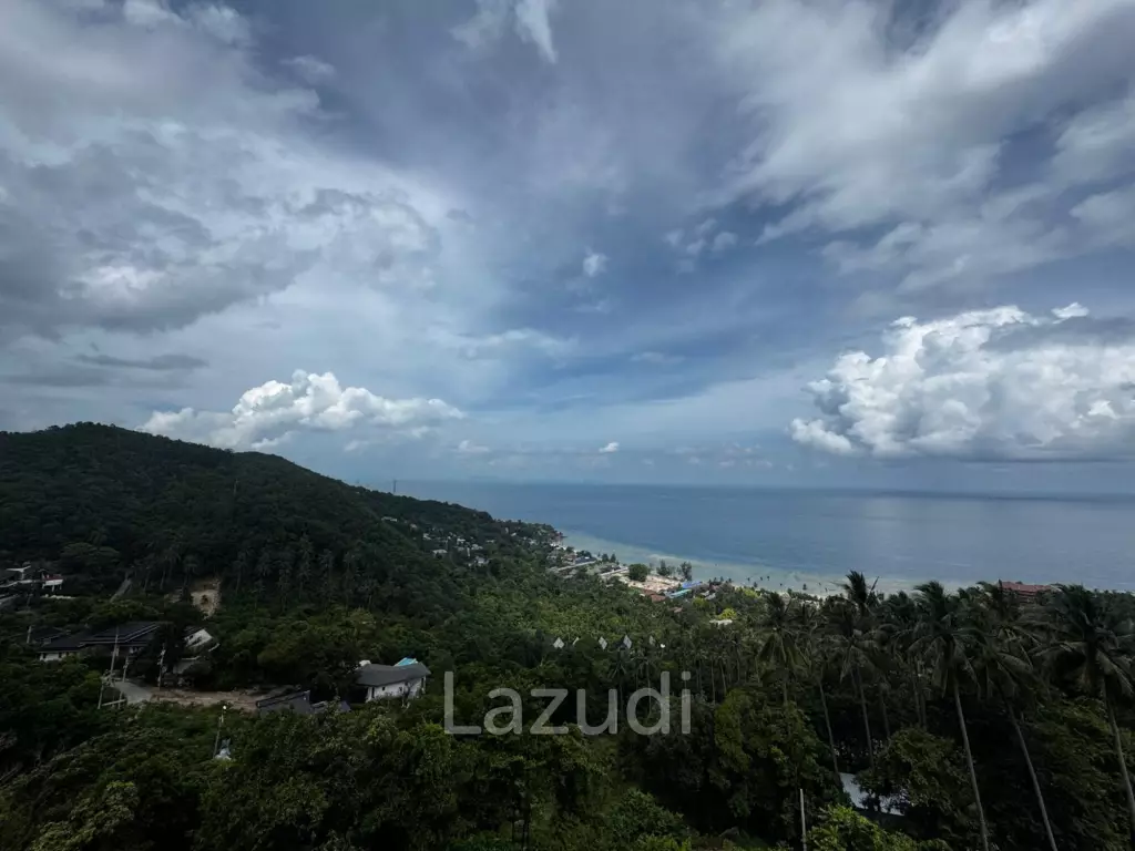 1,600 sqm Land with Panoramic Sea View – Haad Yao, West Coast, Koh Phangan