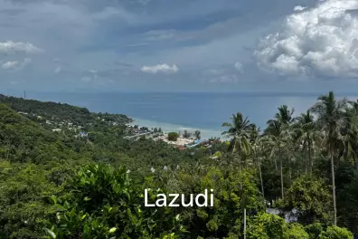 1,600 sqm Land with Panoramic Sea View – Haad Yao, West Coast, Koh Phangan