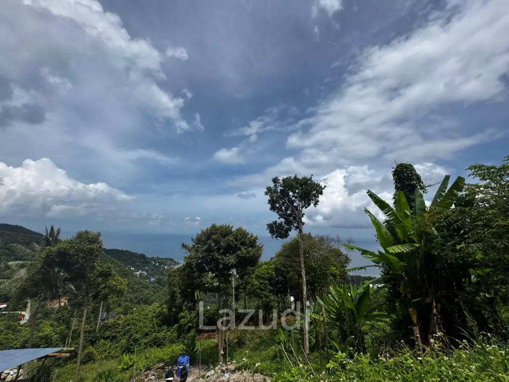1,600 sqm Land with Panoramic Sea View – Haad Yao, West Coast, Koh Phangan