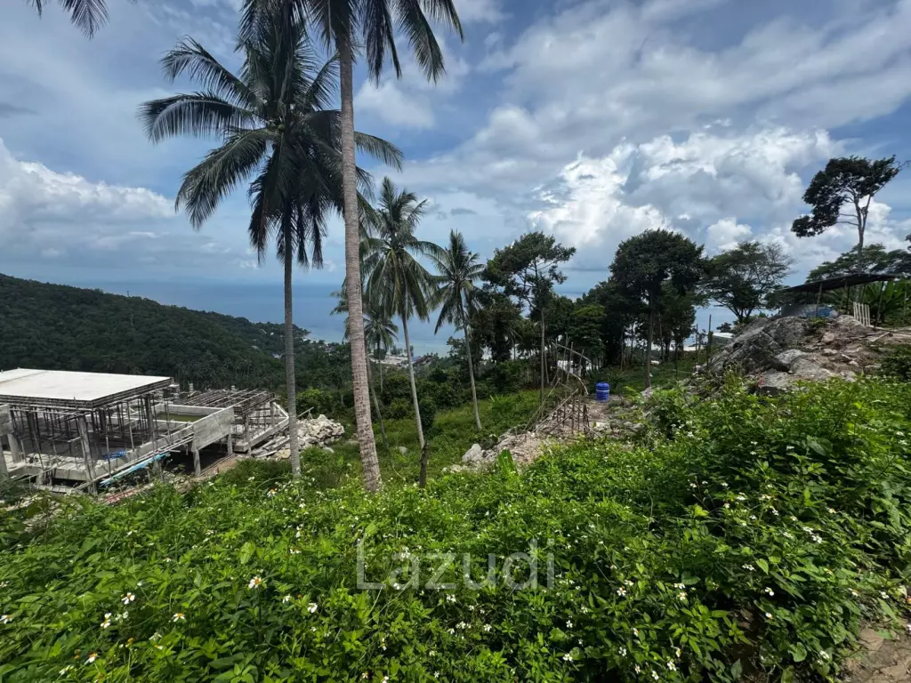 1,600 sqm Land with Panoramic Sea View – Haad Yao, West Coast, Koh Phangan