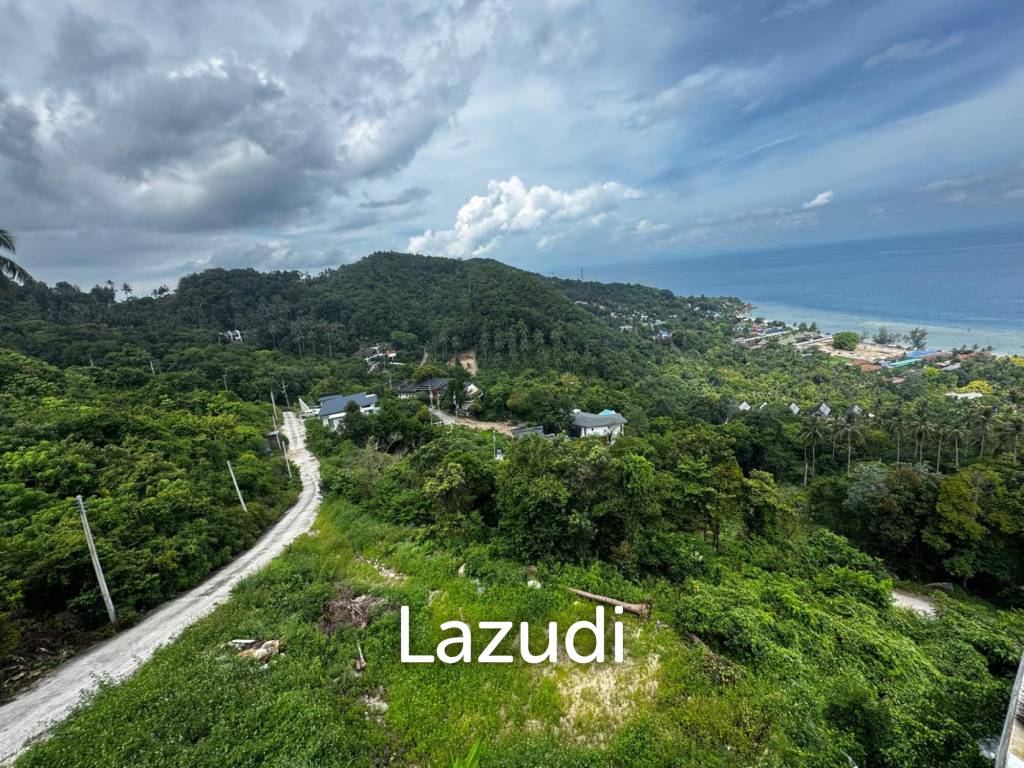 1,600 sqm Land with Panoramic Sea View – Haad Yao, West Coast, Koh Phangan