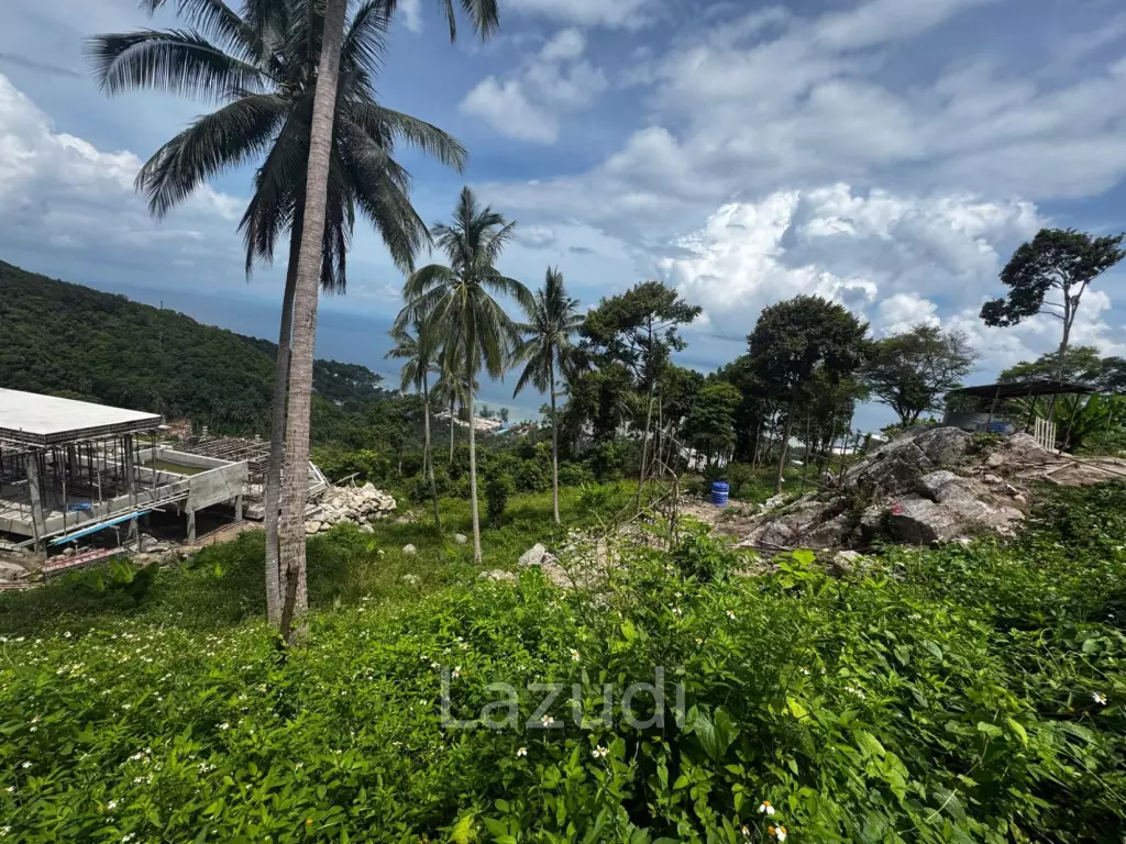 1,600 sqm Land with Panoramic Sea View – Haad Yao, West Coast, Koh Phangan