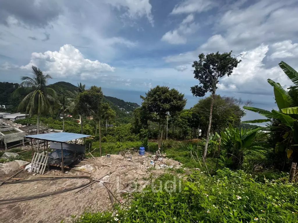 1,600 sqm Land with Panoramic Sea View – Haad Yao, West Coast, Koh Phangan