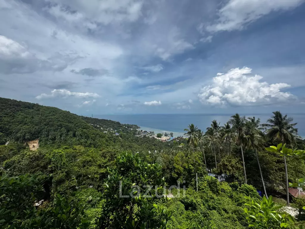 1,600 sqm Land with Panoramic Sea View – Haad Yao, West Coast, Koh Phangan