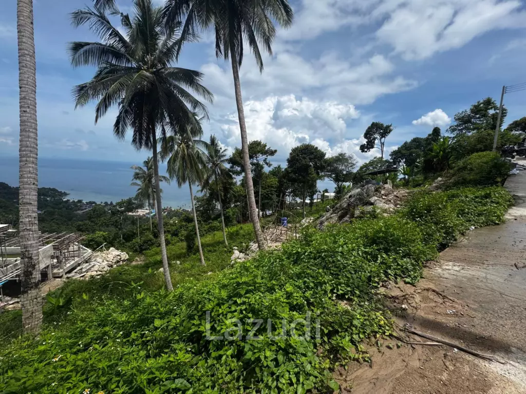 1,600 sqm Land with Panoramic Sea View – Haad Yao, West Coast, Koh Phangan