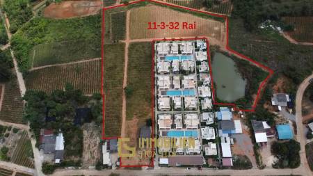 ขายที่ดินฟรีโฮลด์ 11-3-32 ไร่ วิวเขา ในวังก์พง ปราณบุรี