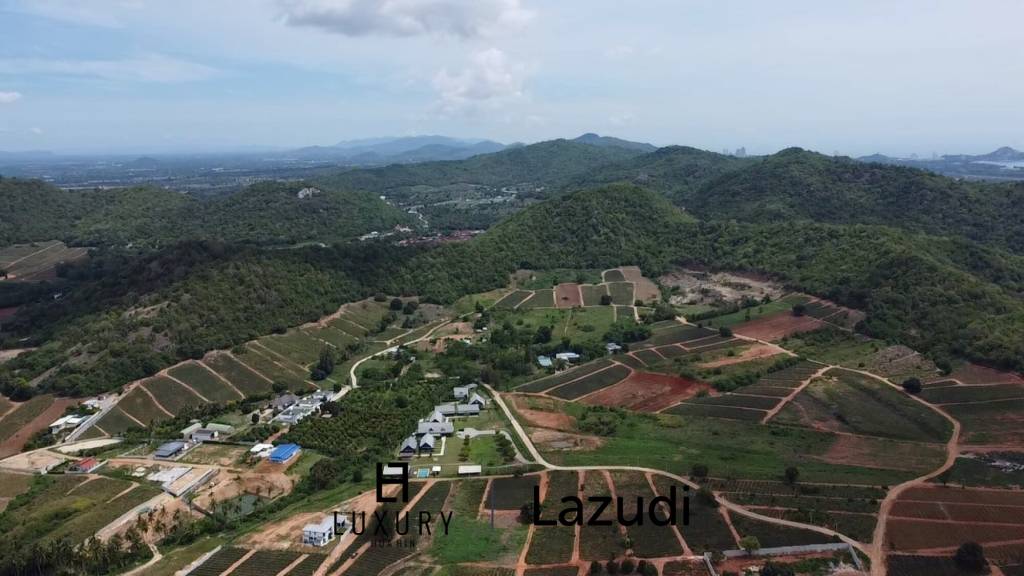 ขายที่ดินฟรีโฮลด์ 11-3-32 ไร่ วิวเขา ในวังก์พง ปราณบุรี