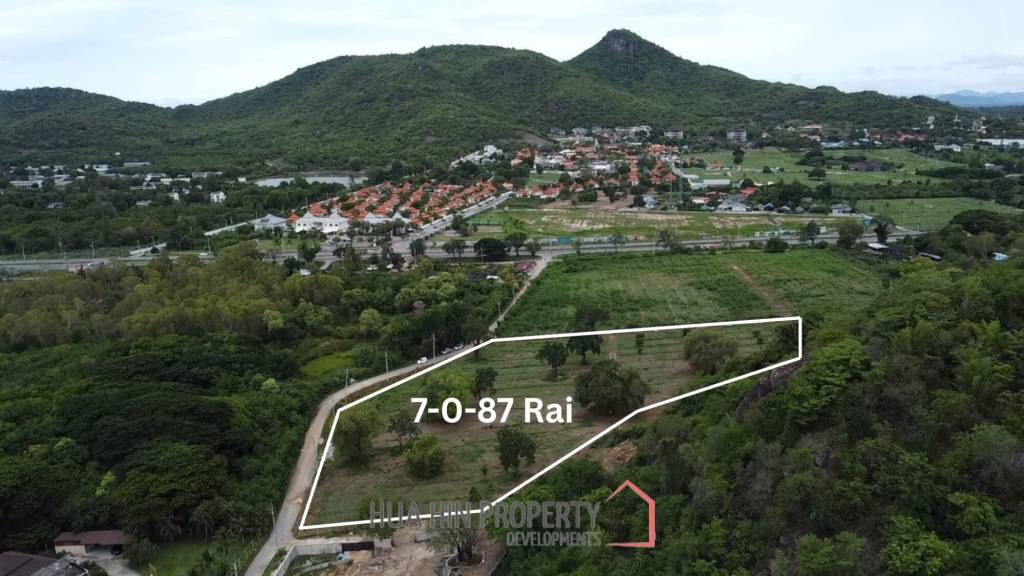 Prime 7-0-87 Rai Land for Development in Hua Hin, Opposite BelVida Estates Hua Hin