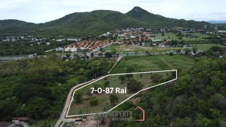 Prime 7-0-87 Rai Land for Development in Hua Hin, Opposite BelVida Estates Hua Hin