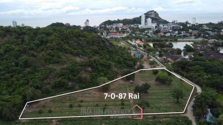 Prime 7-0-87 Rai Land for Development in Hua Hin, Opposite BelVida Estates Hua Hin