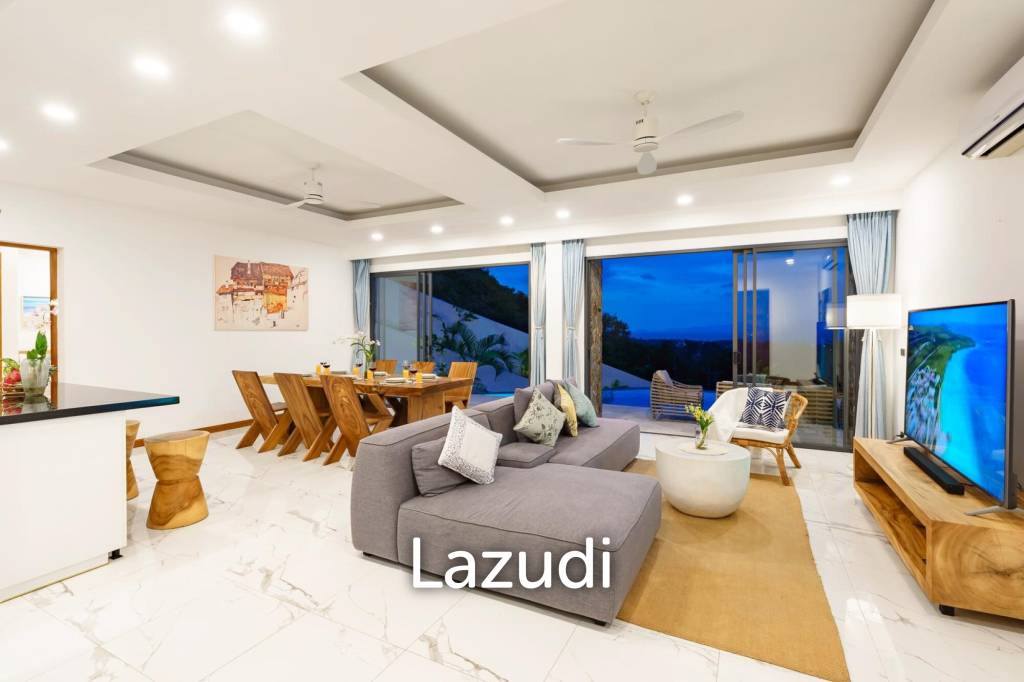 4-Bedroom Sea View Villa on Bo Phut Hills