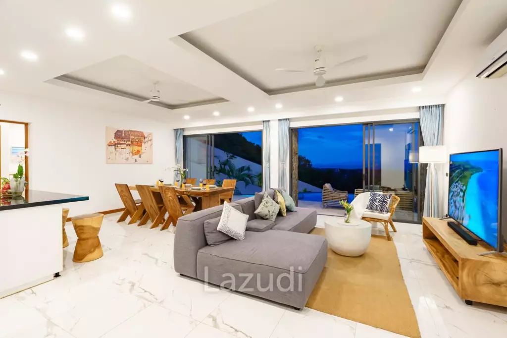4-Bedroom Sea View Villa on Bo Phut Hills