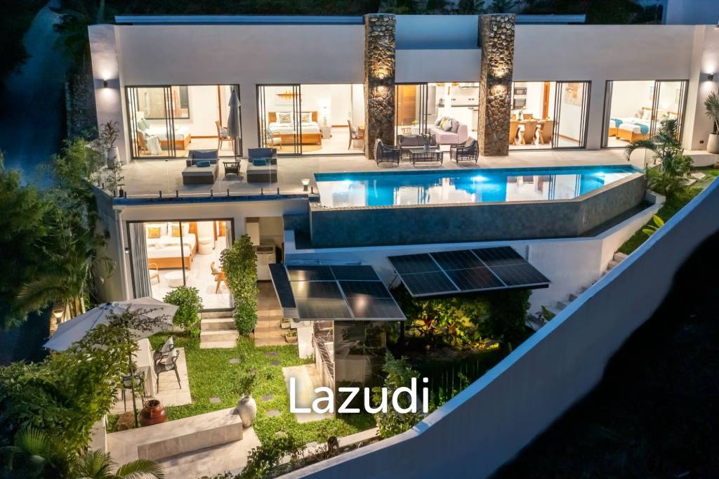 4-Bedroom Sea View Villa on Bo Phut Hills