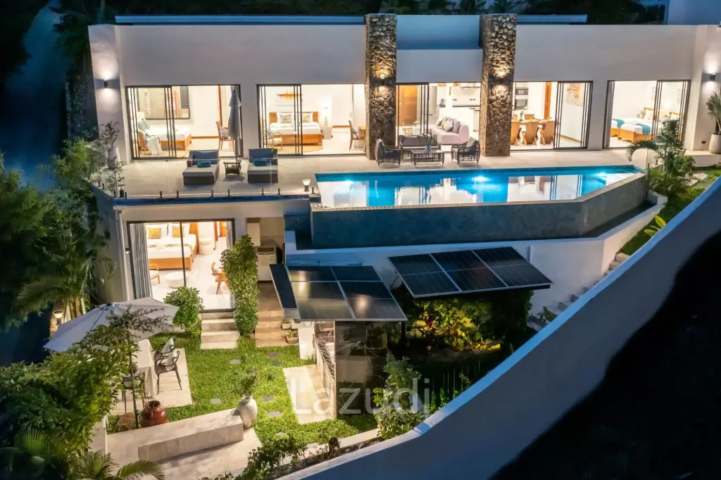 4-Bedroom Sea View Villa on Bo Phut Hills