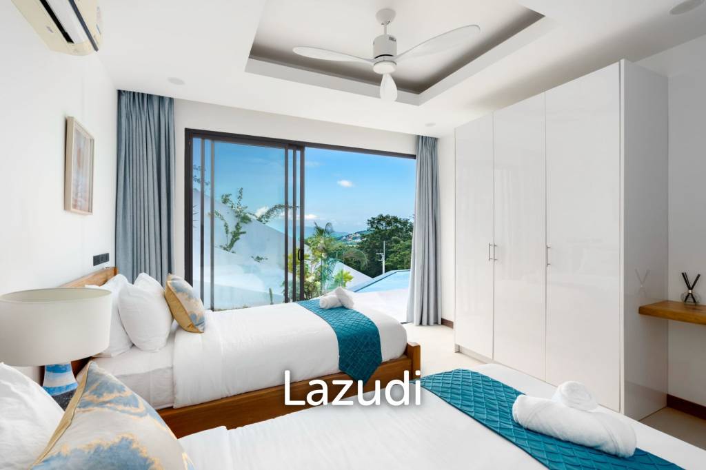 4-Bedroom Sea View Villa on Bo Phut Hills