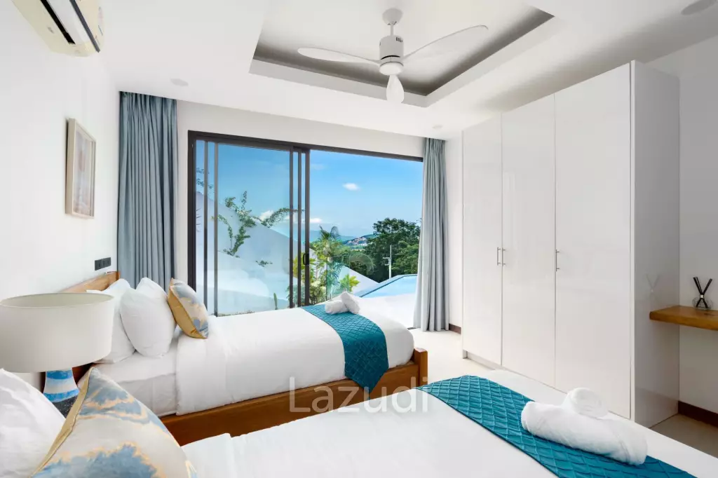 4-Bedroom Sea View Villa on Bo Phut Hills