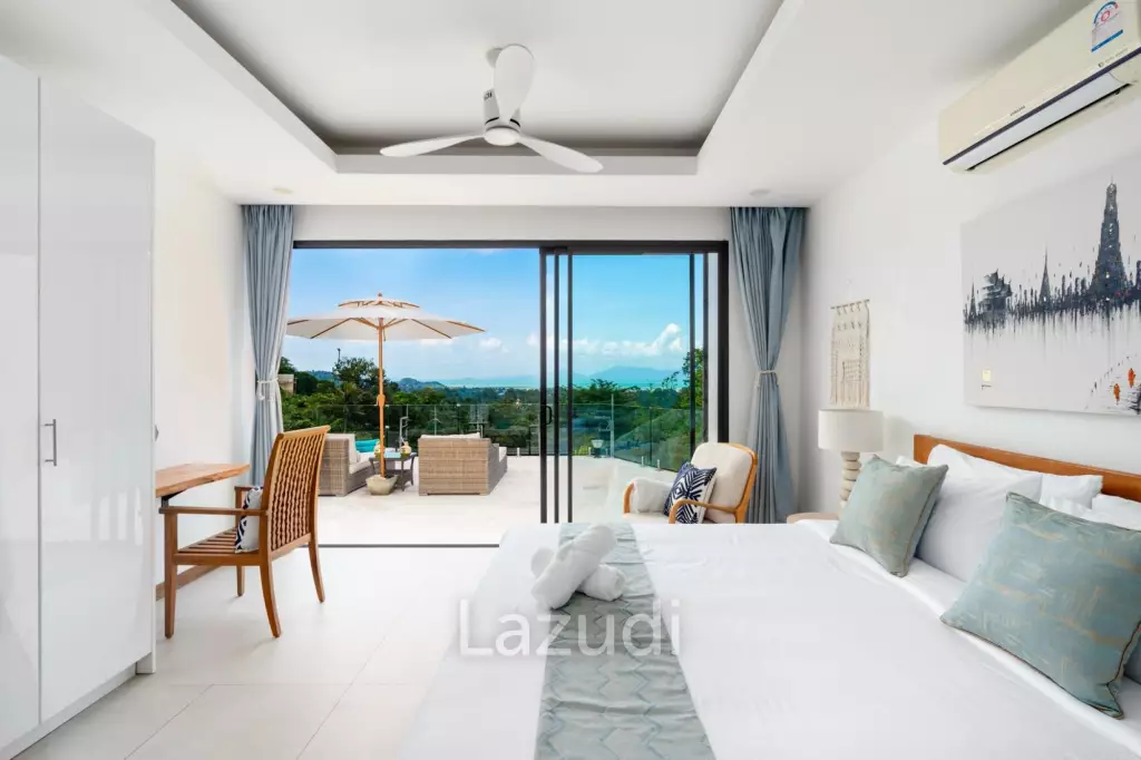 4-Bedroom Sea View Villa on Bo Phut Hills