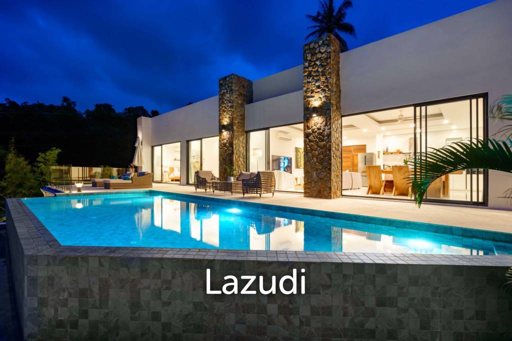 4-Bedroom Sea View Villa on Bo Phut Hills