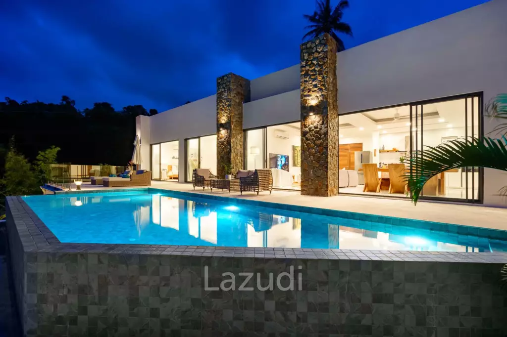 4-Bedroom Sea View Villa on Bo Phut Hills