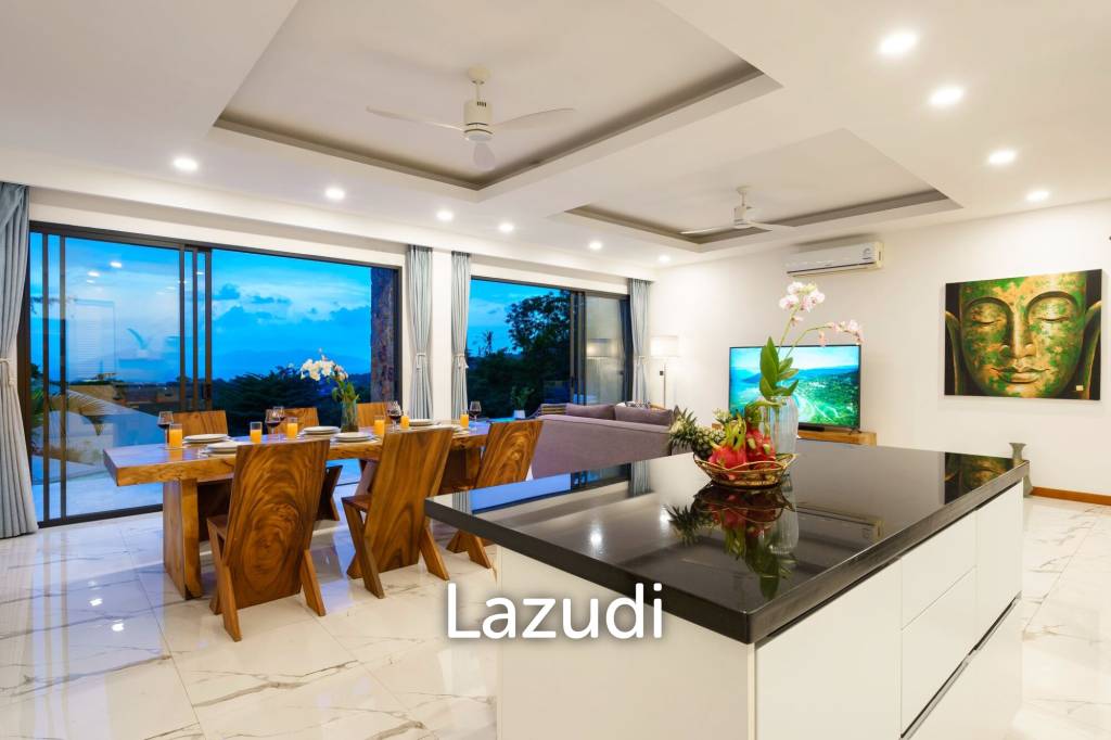 4-Bedroom Sea View Villa on Bo Phut Hills