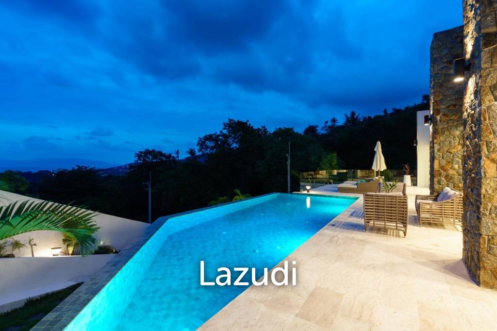 4-Bedroom Sea View Villa on Bo Phut Hills
