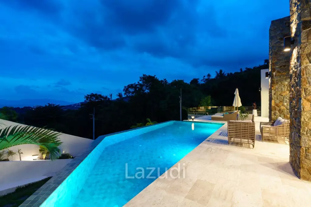 4-Bedroom Sea View Villa on Bo Phut Hills