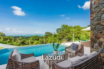 4-Bedroom Sea View Villa on Bo Phut Hills