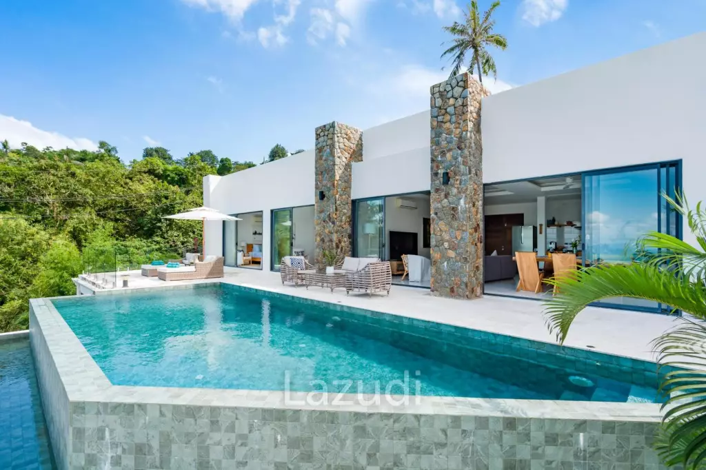 4-Bedroom Sea View Villa on Bo Phut Hills
