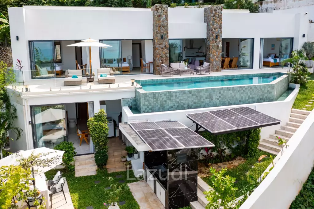 4-Bedroom Sea View Villa on Bo Phut Hills