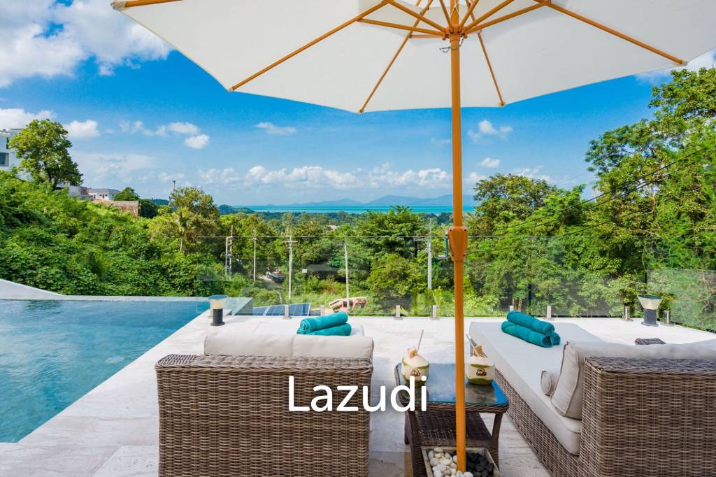 4-Bedroom Sea View Villa on Bo Phut Hills
