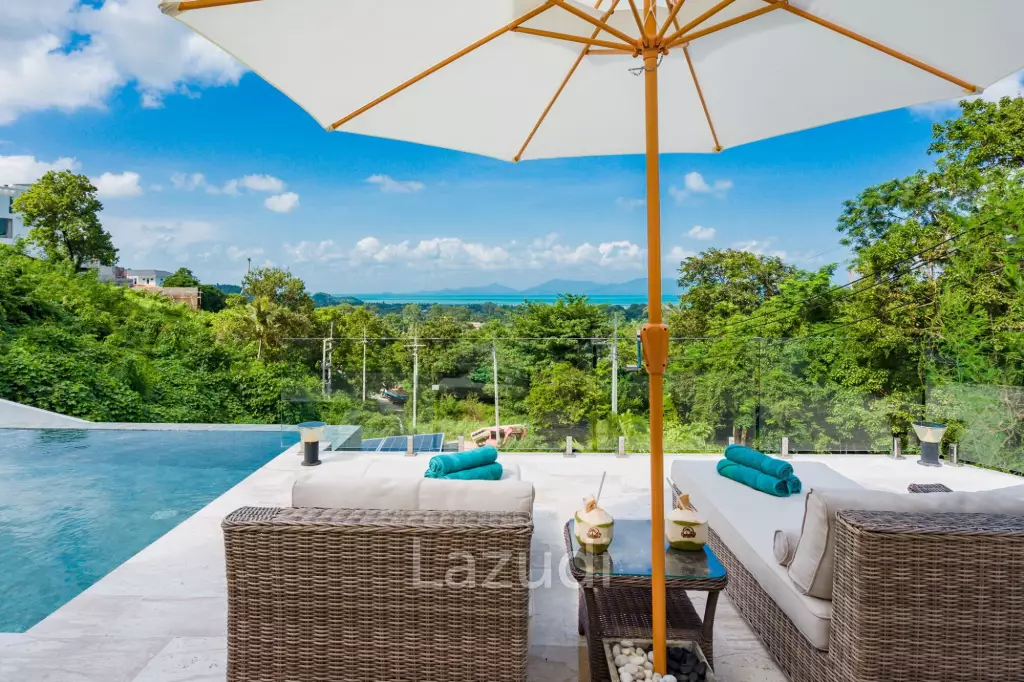 4-Bedroom Sea View Villa on Bo Phut Hills