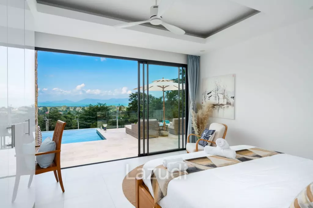 4-Bedroom Sea View Villa on Bo Phut Hills