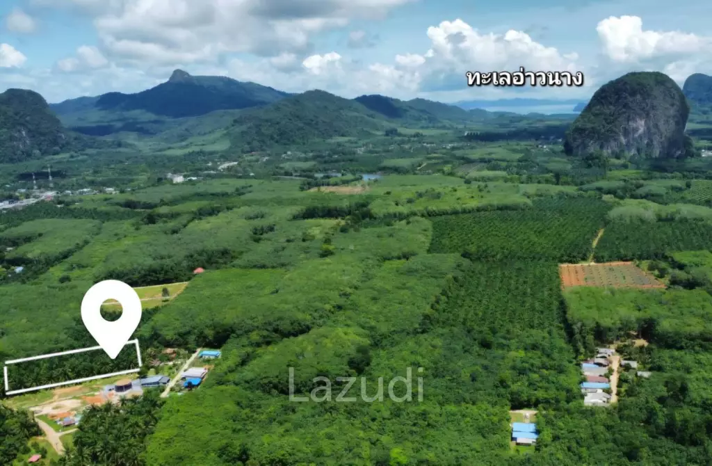 Secluded Freehold Land with Mountain Views in Krabi