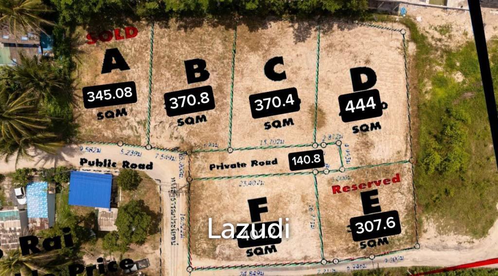 Prime 401.2 sqm Land in Lamai – Close to International Schools