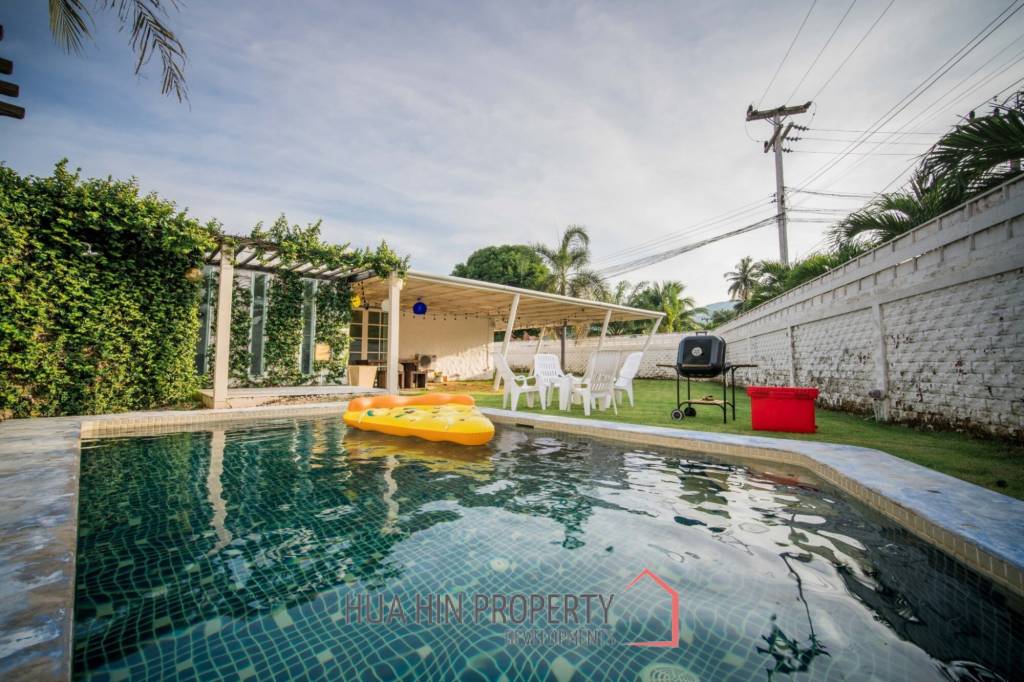 For Sale/Rent : Spacious Furnished 3 Bedroom Villa with Pool in Cha Am