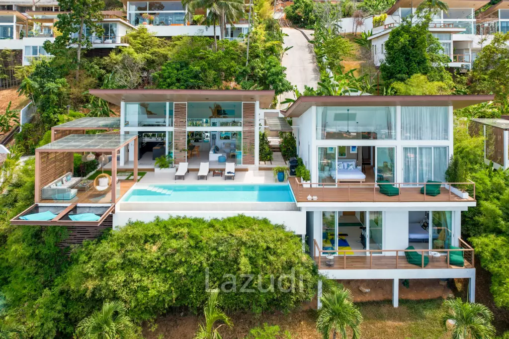 Modern Villa with Ocean View in Bang Por Ko Samui