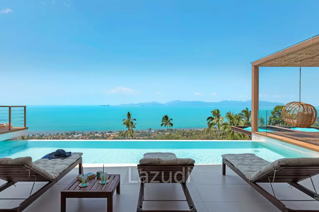 Modern Villa with Ocean View in Bang Por Ko Samui